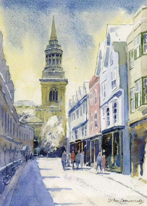 Christmas Shopping in Turl St